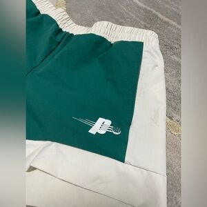 Prince Pickleball Green Athletic Shorts XS Colorblock Court Sport